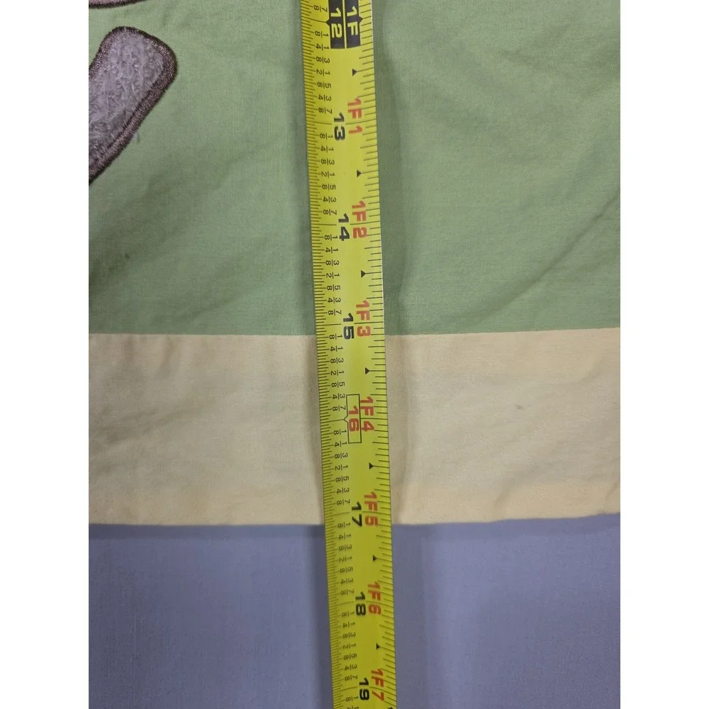 NoJo Jungle Babies Valance Set 2 Green Monkey Lion Safari Nursery 14x58 Tab‎ Top